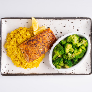 Grilled Salmon Plate