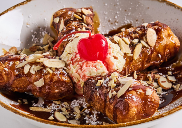 Salted Caramel Croissant-Style Beignet